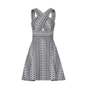 Hunter Bell Cross Neck Flare Dress